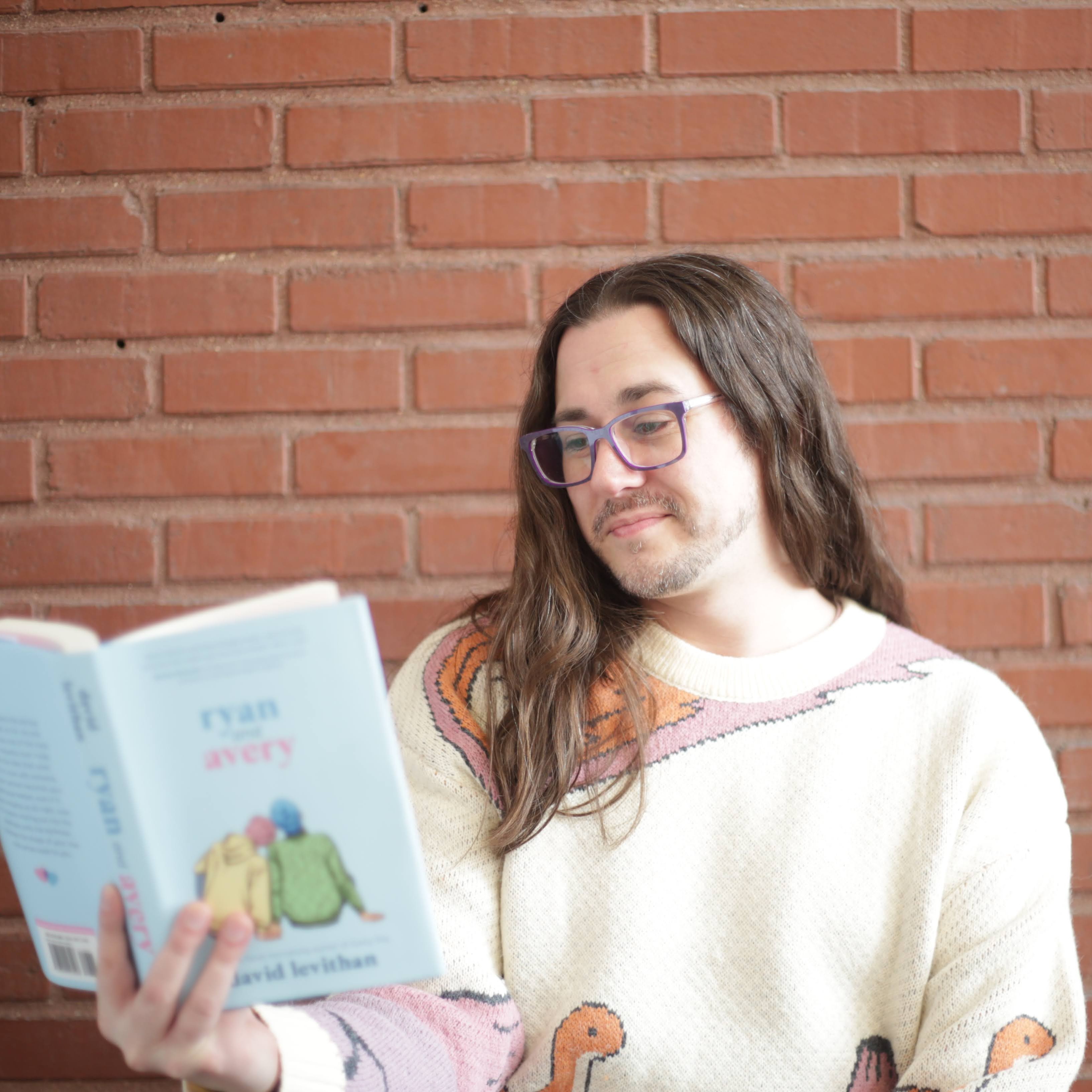 Daniel with a book